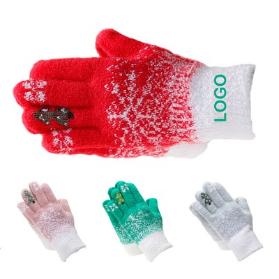 Christmas Fingerless Gloves