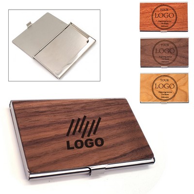 Black Walnut Solid Wood Business Card Box