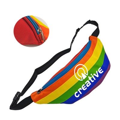 Waterproof Rainbow Fanny Pack