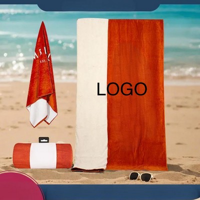 Customizable Sports Beach Towel