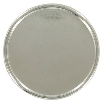 Silver Plaque Mount Insert Holder (Holds 2" Insert)