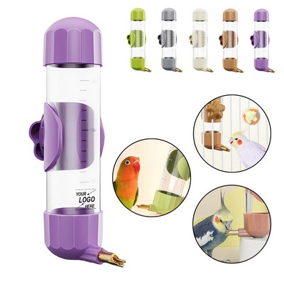 Bird Water Drinker for Parrots, Automatic Feeder with Long Spout