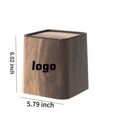 Desktop Wood-grain Storage Box
