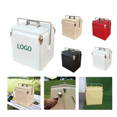 Retro Metal Cooler