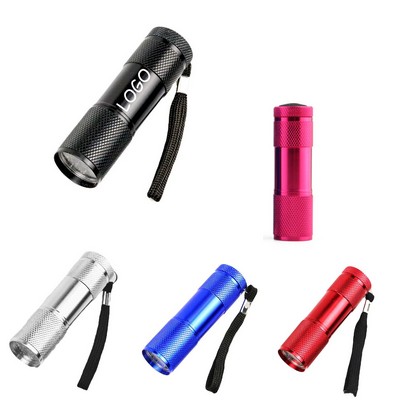 Aluminium Mini Pocket Torch Flashlight with Strap
