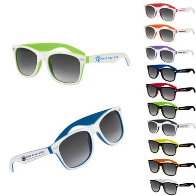 Premium Two-Tone Malibu Sunglasses