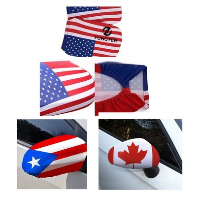 Customized National Pattern Car Mirror Covers