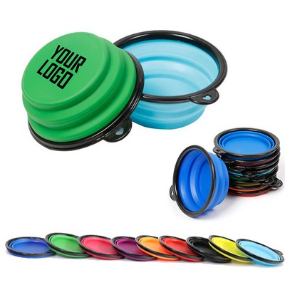 Silicone Folding Dog Bowl 22oz
