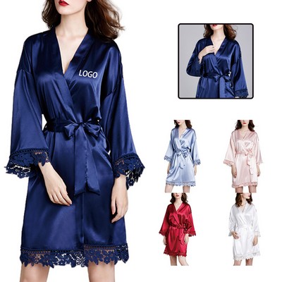 Silk Sleepwear Robe