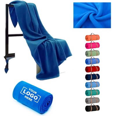 Durable Yoga Throw Blanket | Solid Color, Heavy-Duty Comfort