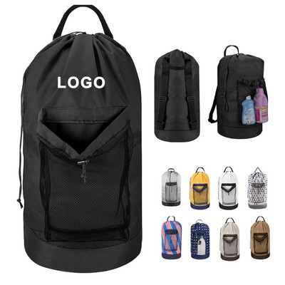 Laundry Backpack with Shoulder Straps