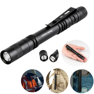 Portable Mini Torch Led Pen Light Inspection Flashlights with Clip