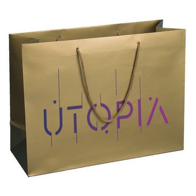 13 x 5 x 10 Custom Printed Matte Premium Euro Bag 100/ctn