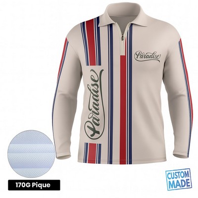 Sublimated Quarter Zip Pullover (Unisex)