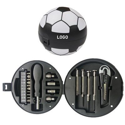 20 in 1 Tool Kit with Soccer-Shaped Case