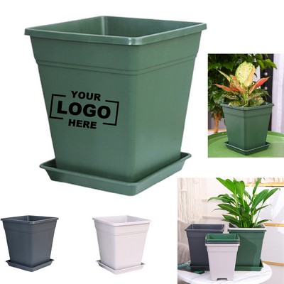 Square Ventilated Plastic Flower Pot