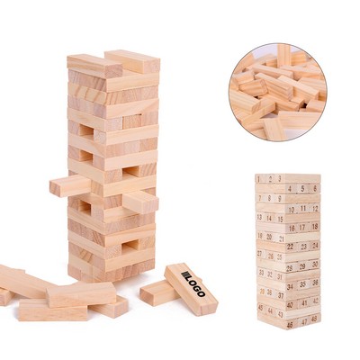 Wood Tumble Tower Blocks Game