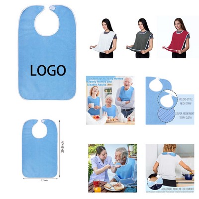 Adjustable Anti-Fouling Food Bib