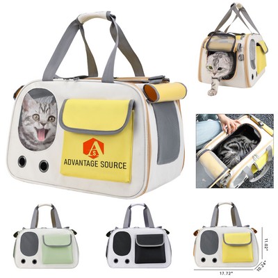 Large Capacity Pet Carrying Bag Breathable Mesh