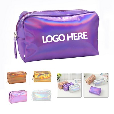 Iridescent Cosmetic Pouch