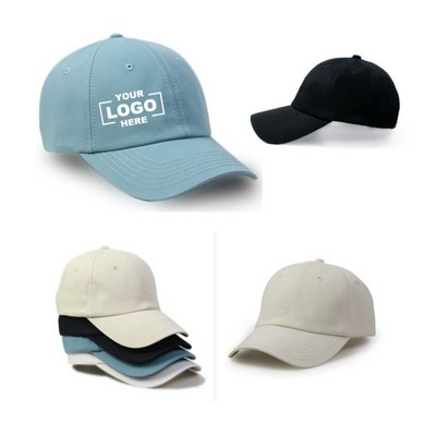 Classic Cotton Dad Hat Adjustable Vintage Baseball Cap