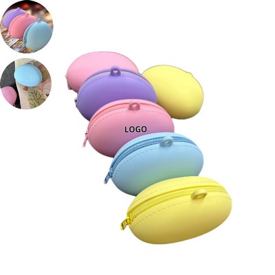 Zippered Multi-Function Silicone Coin Purse