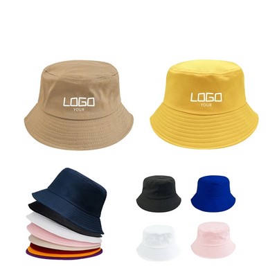 Folding Beach Bucket Hat Lightweight Cotton ( Unisex )