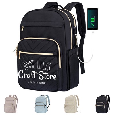 Travel Backpack with Charging Port