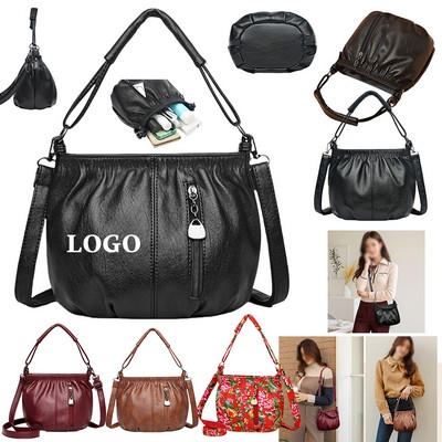 Fashionable Women's Multi-Compartment Crossbody Bag - Must-Have Accessory