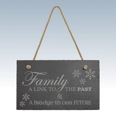 Large Hanging Rectangle Slate