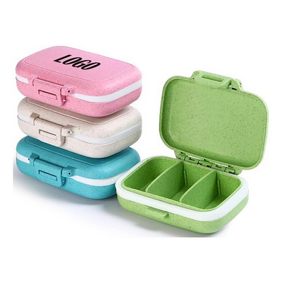 3 Removable Compartments Pill Box 3 Times a Day