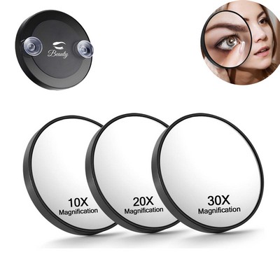 10X/20X/30X Magnifying Makeup Mirror with Suction Cups