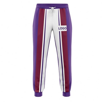 Brushed Milk Silk Lounge Pants Unisex Sublimation - 160G