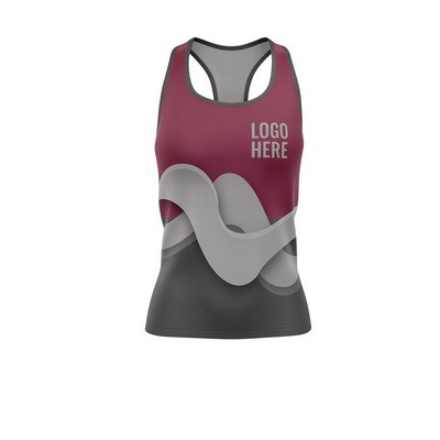 180G Soft Feel Women's Racerback Tank Top Sublimation