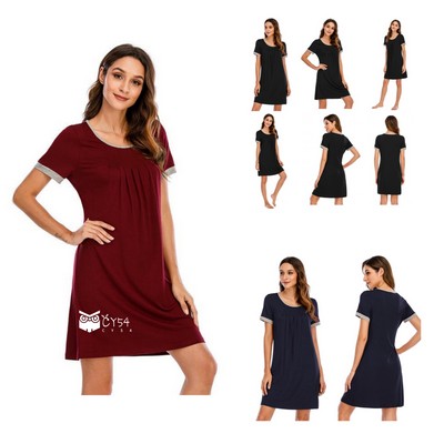 Spring Sleepwear Dress