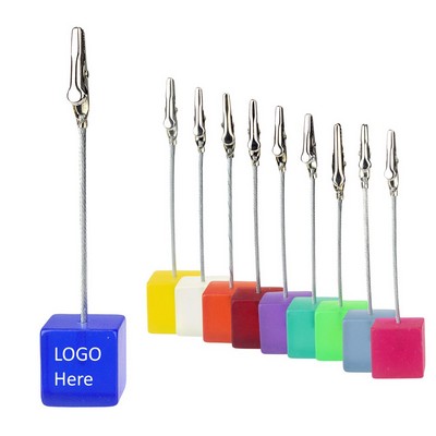 Resin Table Memo Clip Desktop Note & Photo Holder