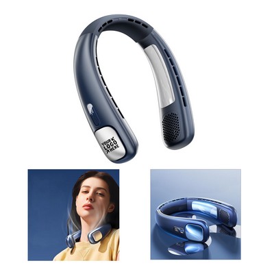 Hanging Neck Fan with Digital Display