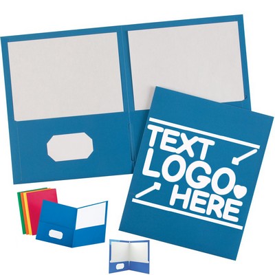 2 Pocket Matte Laminated Paperboard Folder