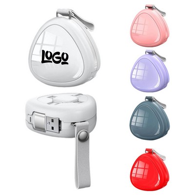 Retractable 3" 1 Fast Charging Cable