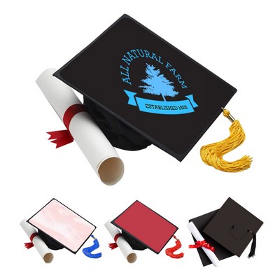 Unisex University College Bachelor Graduation Caps w/ Tassel