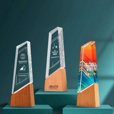 Glass Awards Trophy Cups