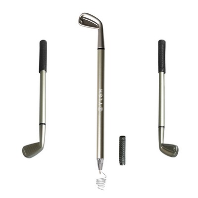 Black Ink Golf Club Pen