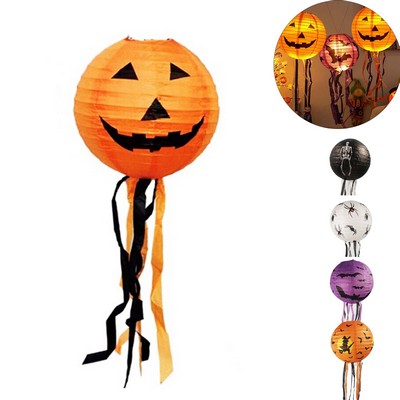 8" Foldable Holiday Paper Lantern