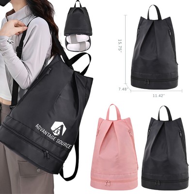 Swimming Backpack With Wet Dry Separation