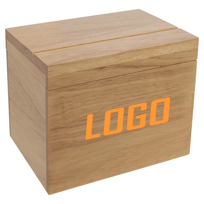 Recipe Card Wood Box (Recipe Cards Not Included)