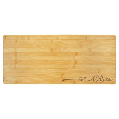 23 3/4" x 10" Bamboo Charcuterie Board/Cutting Board