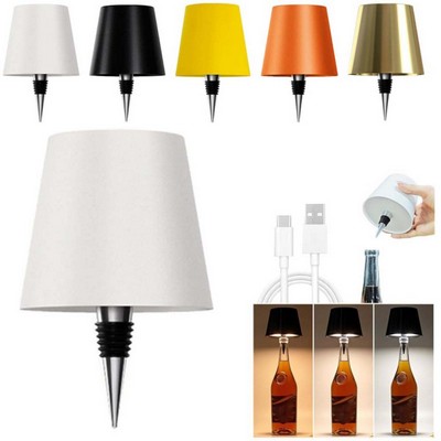 Portable LED Wireless Bottle Lamp Wine Stopper