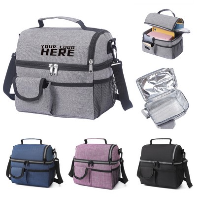 Double-Layer Oxford Thermal Insulation Tote