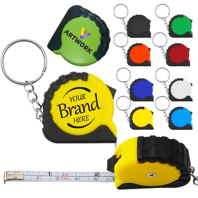 Retractable Tape Measure Keychain