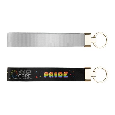 Full Color Metal Fob Lanyard